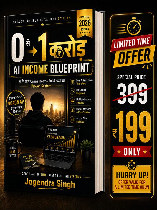 0 to 1 cr ai income blueprint